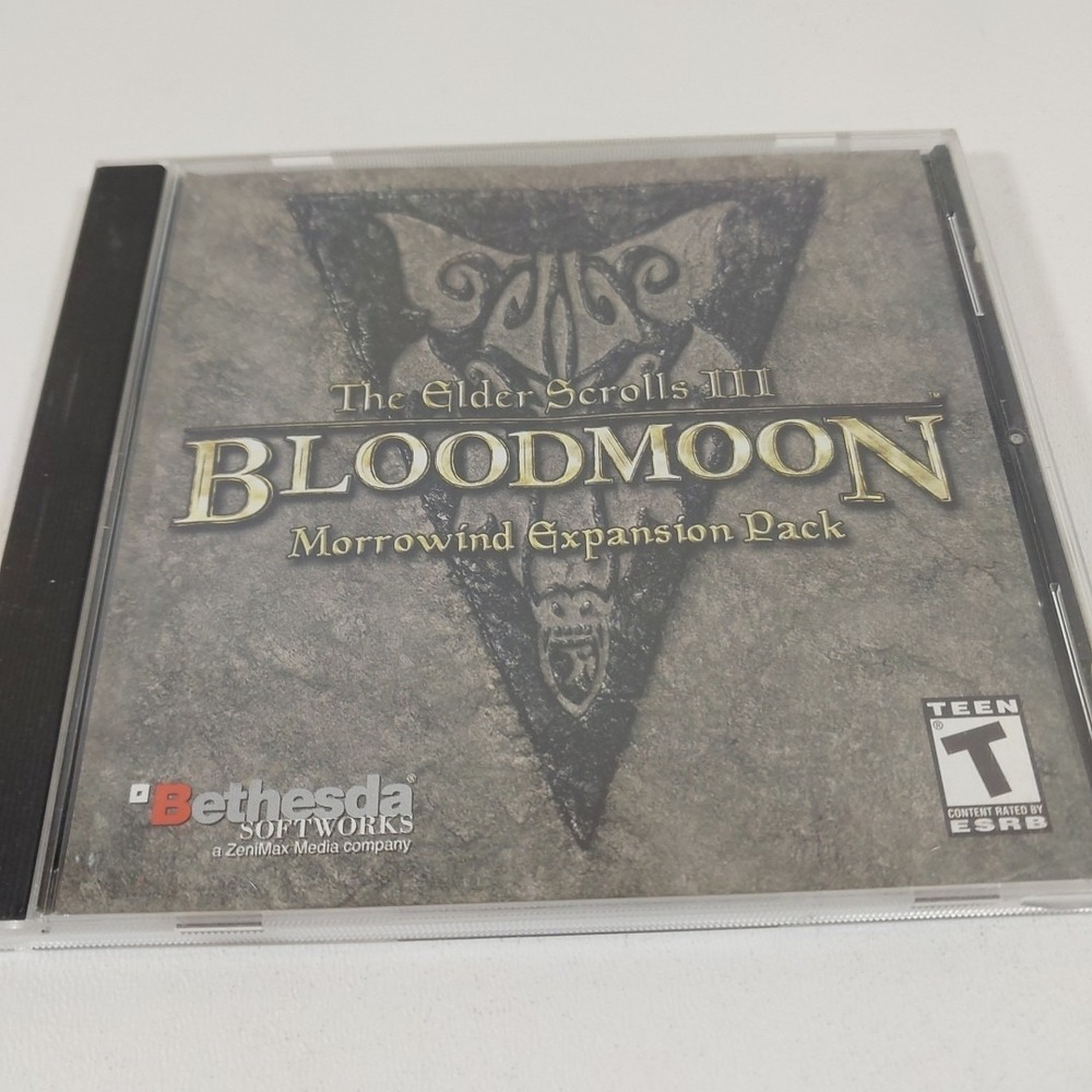 The Elder Scrolls III 3 Bloodmoon Morrowind Expansion Pack CD 2003